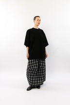 ROXAN : T-shirt essentiel brodé à volume structuré