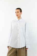 SOLÈNE : Chemise rayée à volume fluide