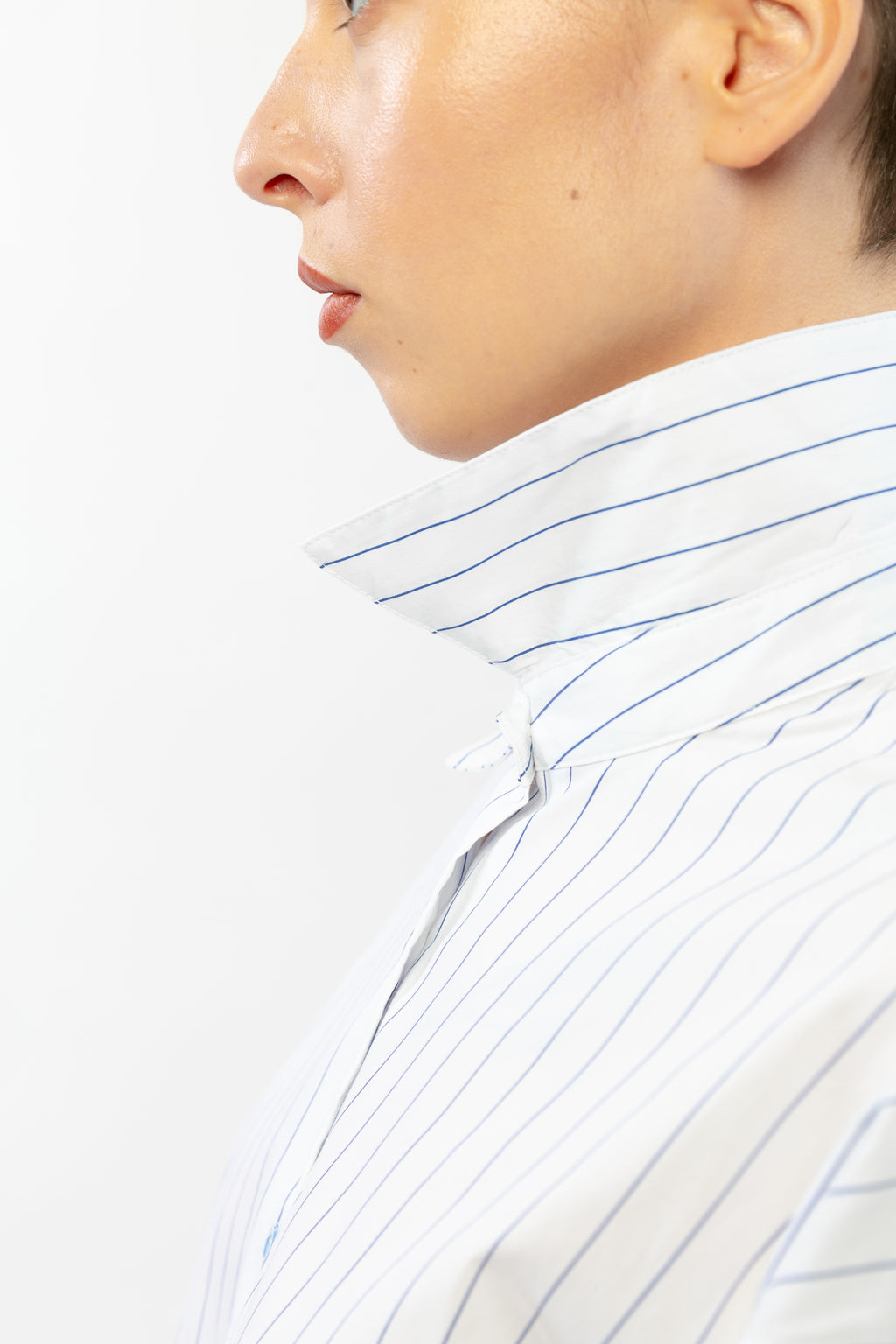SOLÈNE : Chemise rayée à volume fluide