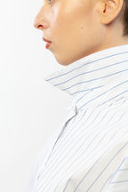 SOLÈNE : Chemise rayée à volume fluide