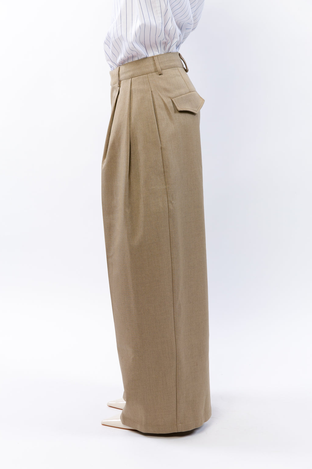EDEN : Pantalon ample à plis