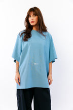 ROXAN : T-shirt essentiel brodé à volume structuré