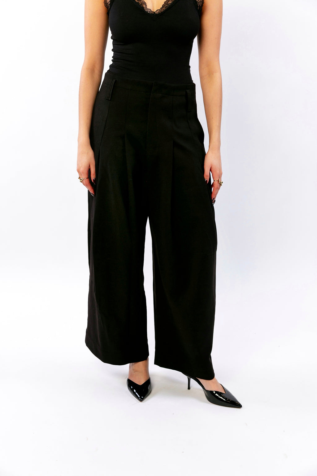 ALBI : Pantalon ample taille haute