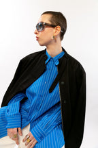 SOLÈNE : Chemise rayée à volume fluide