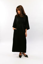 RAYA : Robe longue en coton, silhouette fluide