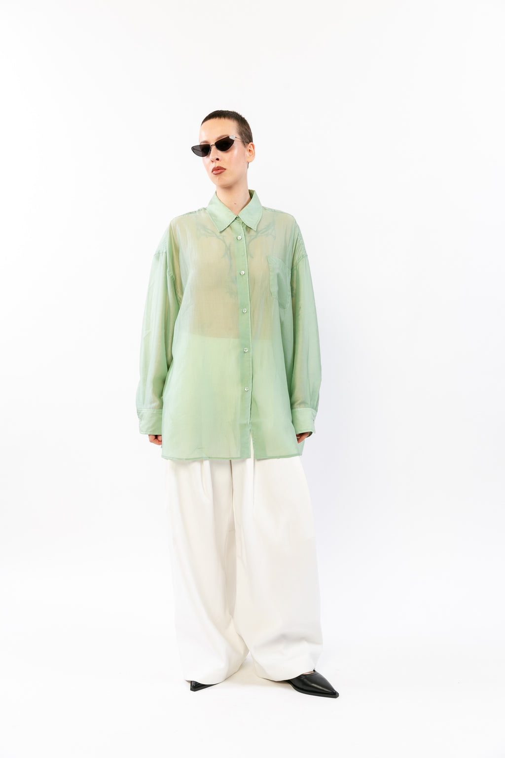 ALBI : Pantalon ample taille haute