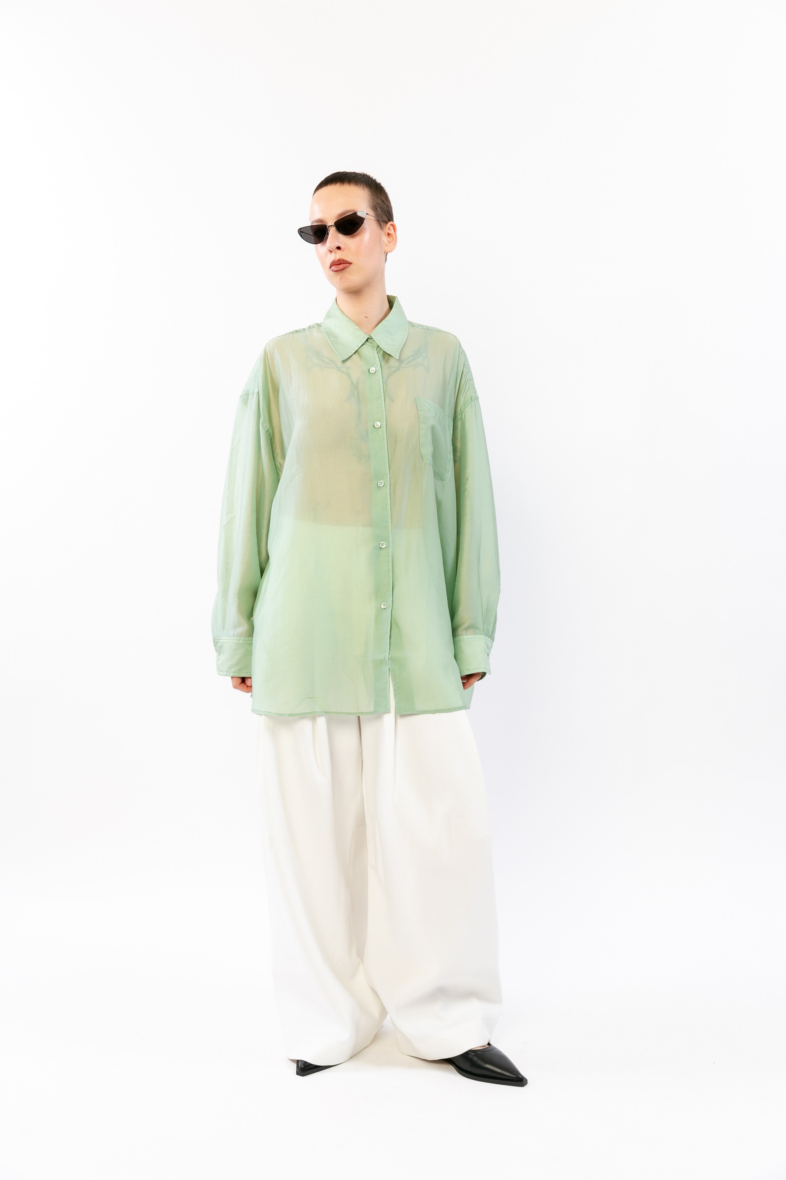 ALBI : Pantalon ample taille haute