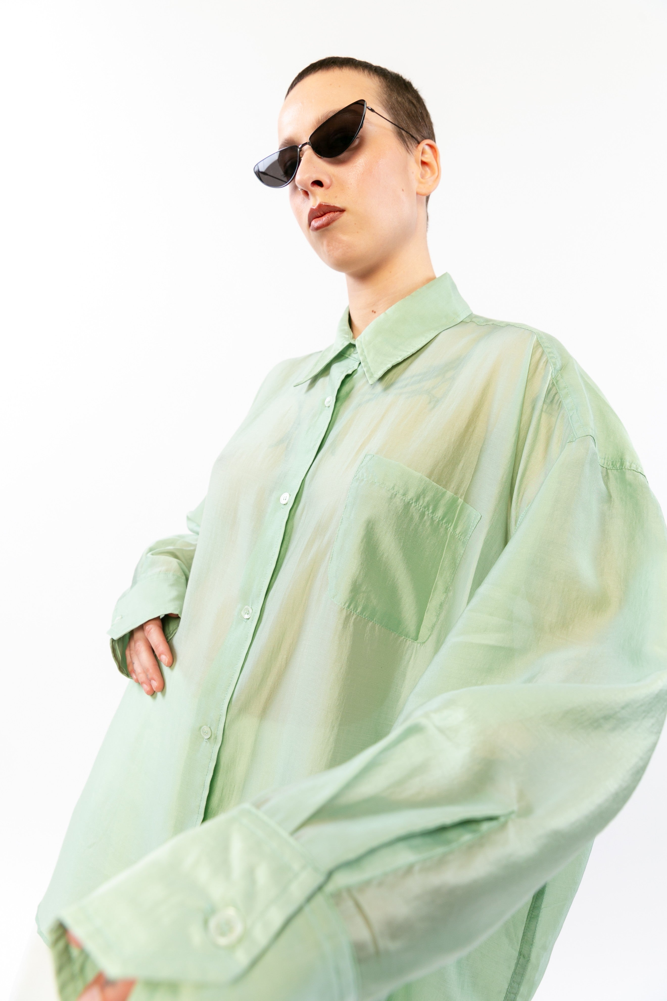 AURORE : Chemise fluide à volume doux