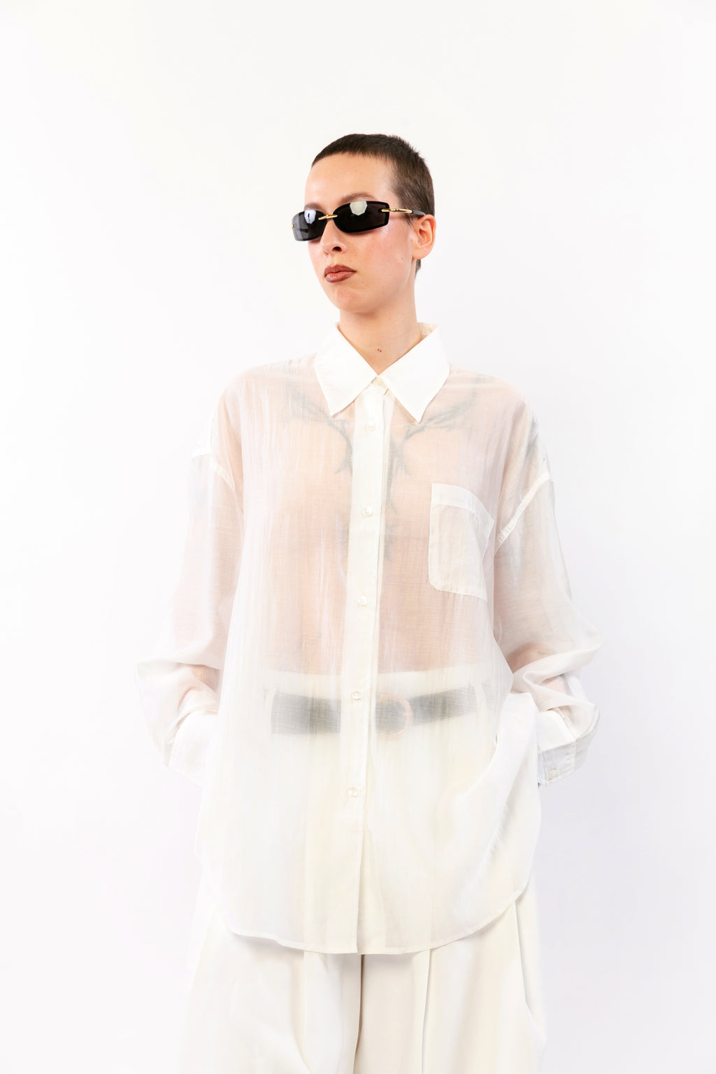 AURORE : Chemise fluide à volume doux