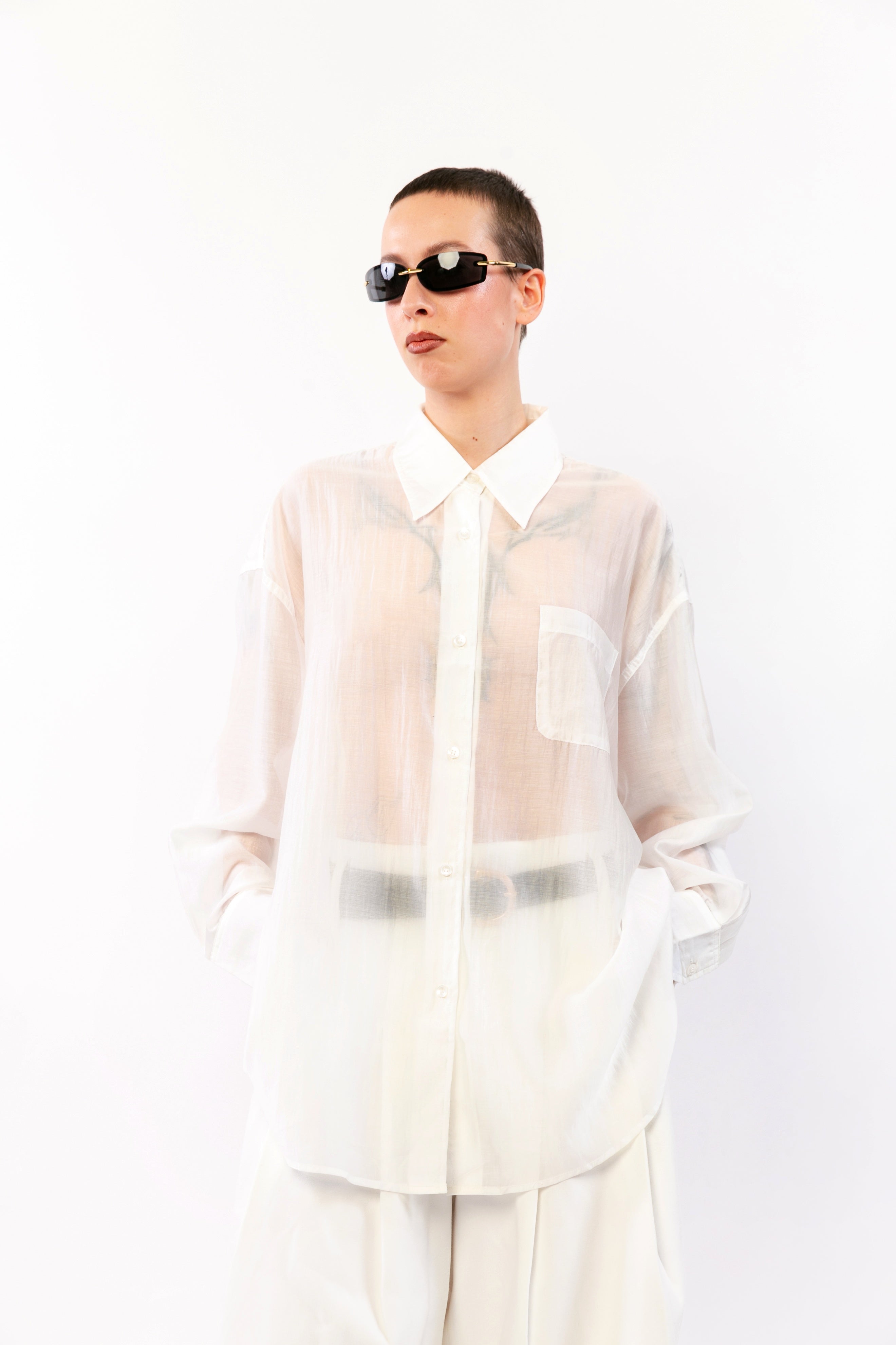 AURORE : Chemise fluide à volume doux