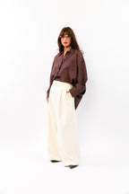 EDEN : Pantalon ample à plis