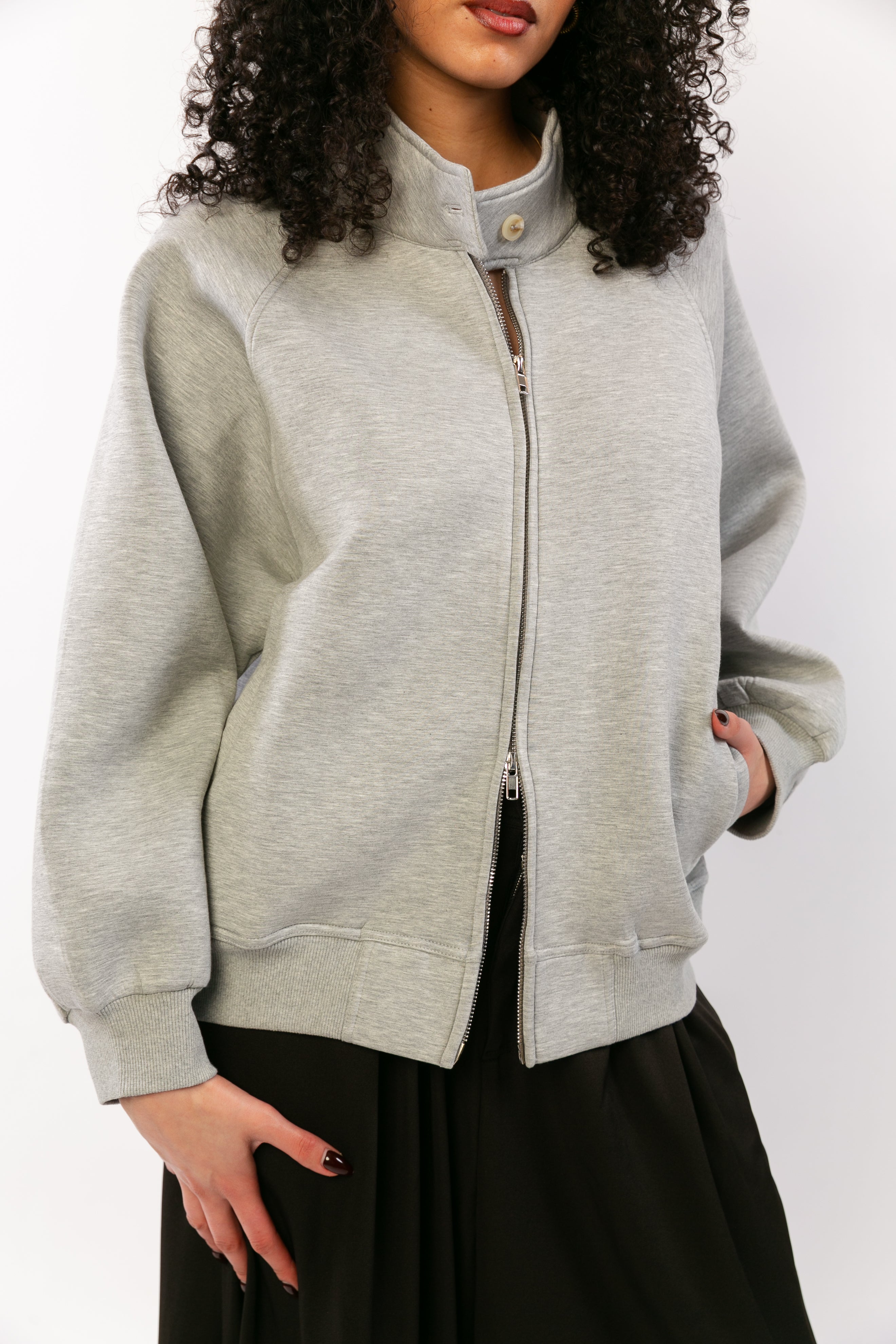 FORTA : Sweat zippé oversize
