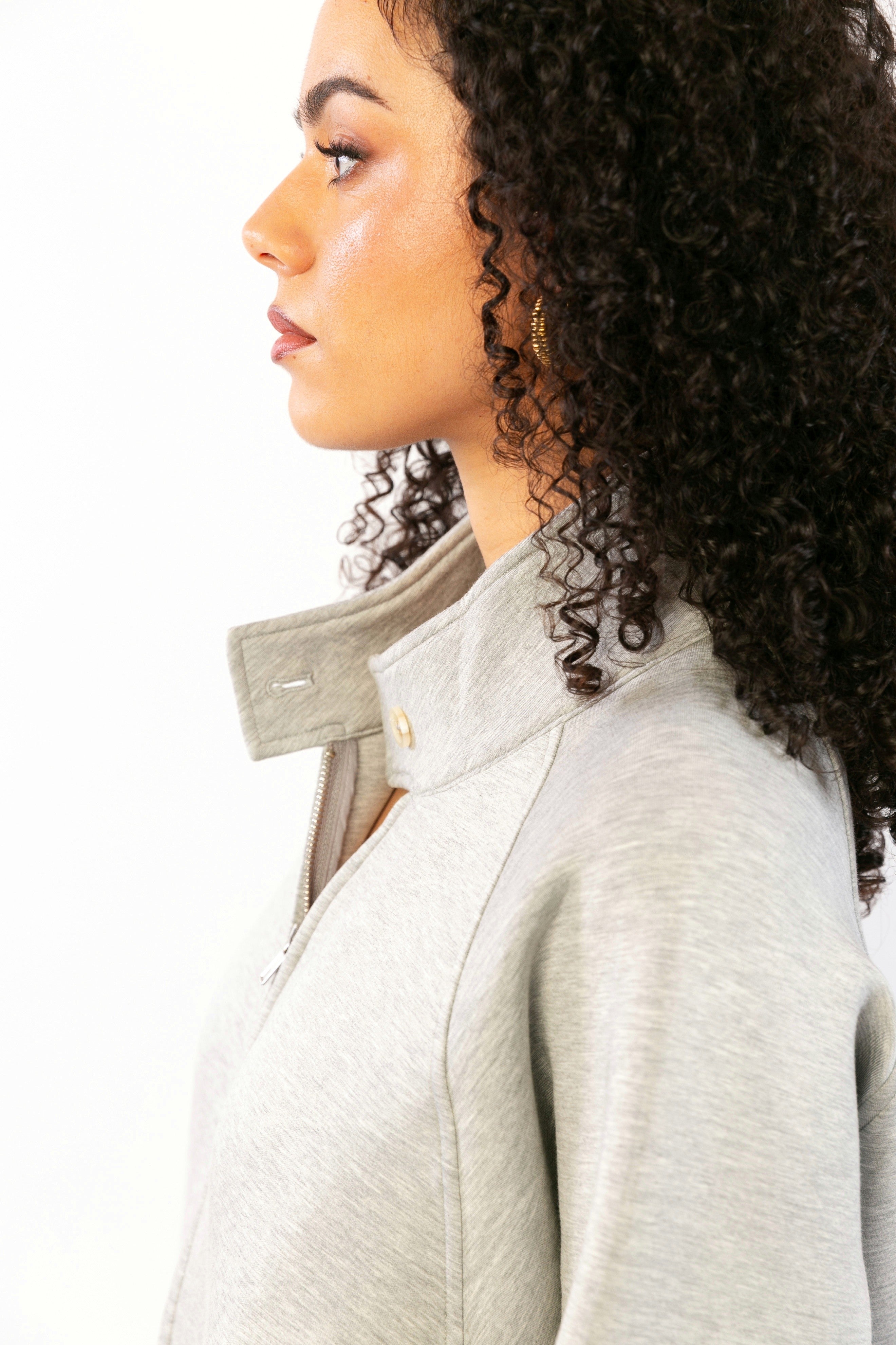 FORTA : Sweat zippé oversize