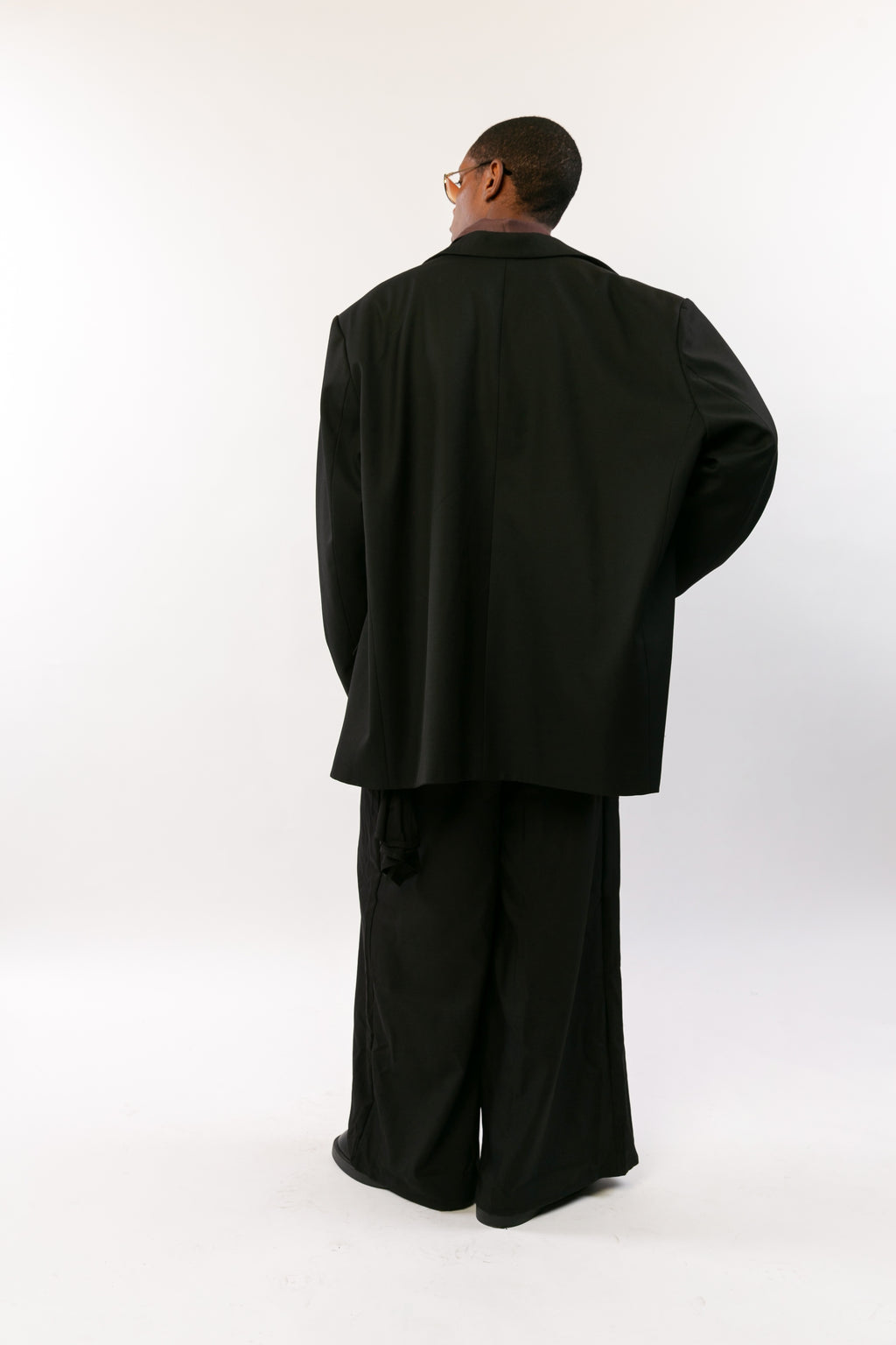 OCÉANE : Pantalon fluide à bandoulière intégrée
