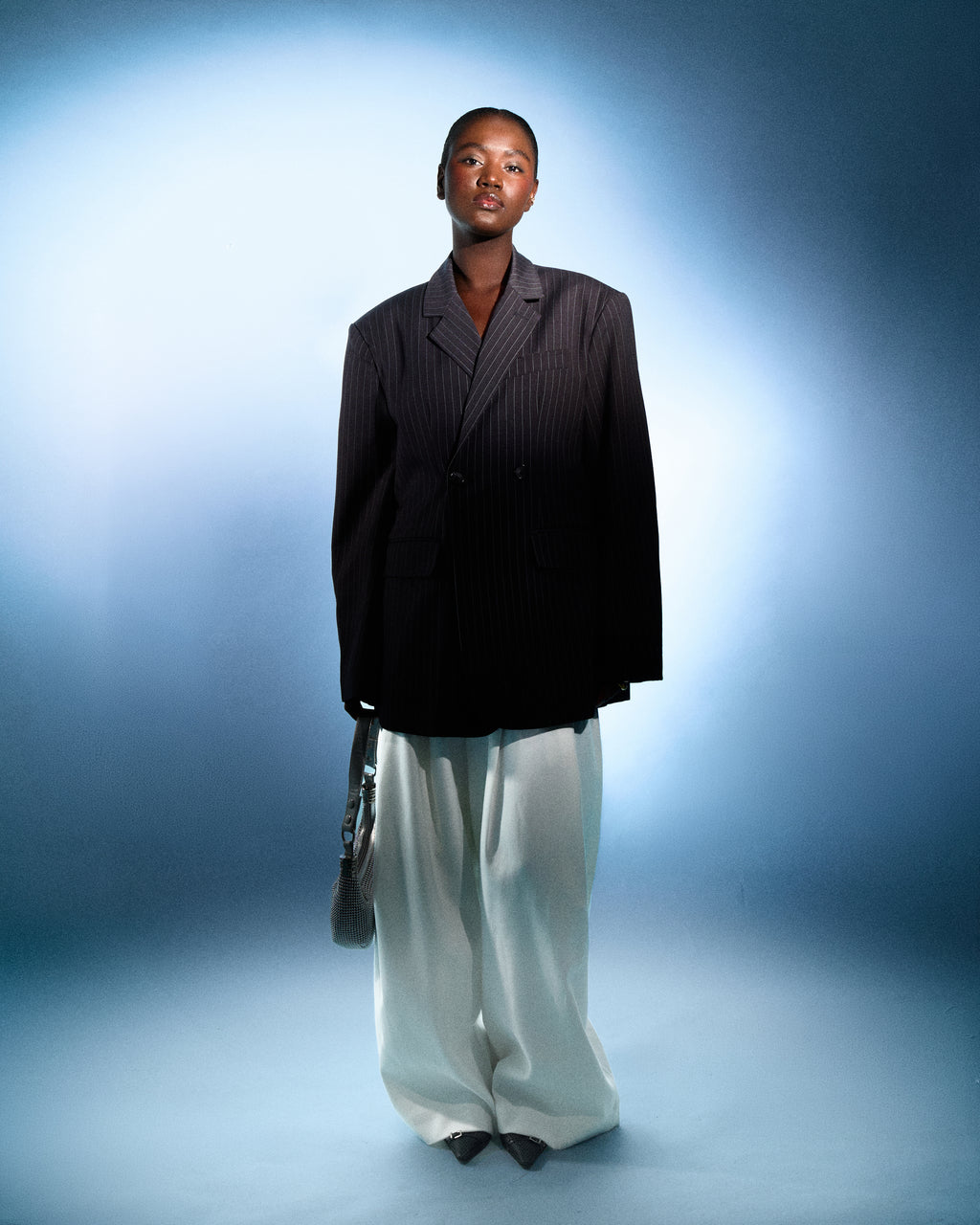 ALBI : Pantalon ample taille haute